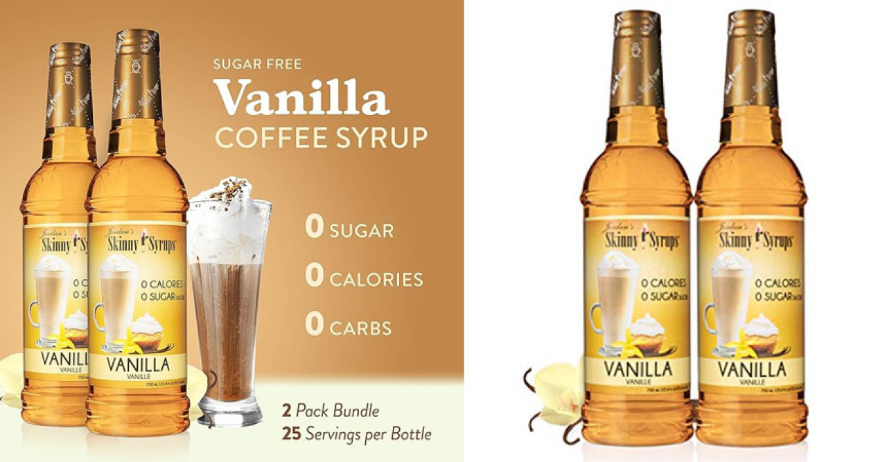 Jordan'S Skinny Syrups Sugar Free Coffee Syrup: Perfect Zero Calorie Vanilla Flavor
